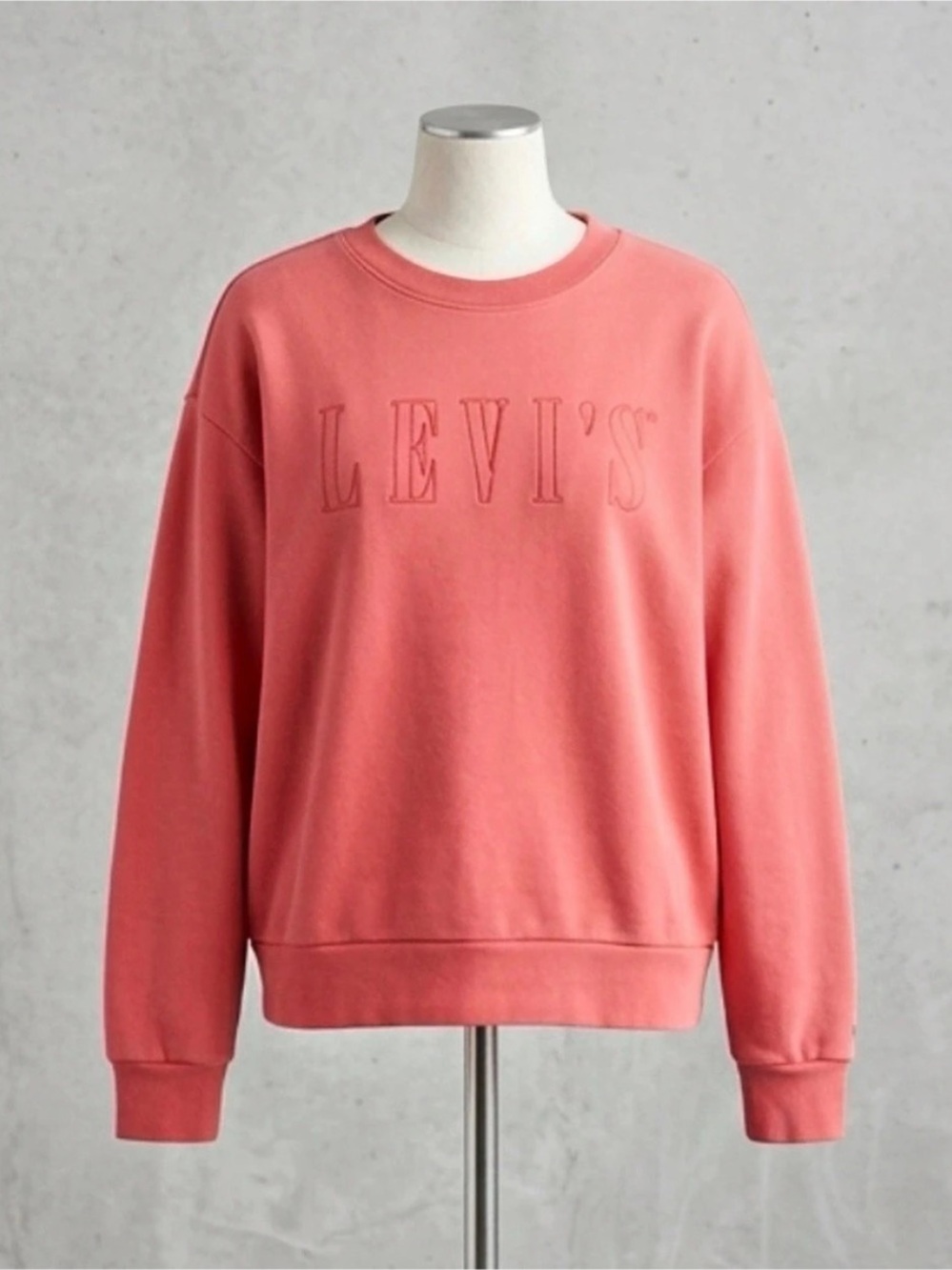 Levi’s Graphic Crewneck Sweatshirt Pink Size Small